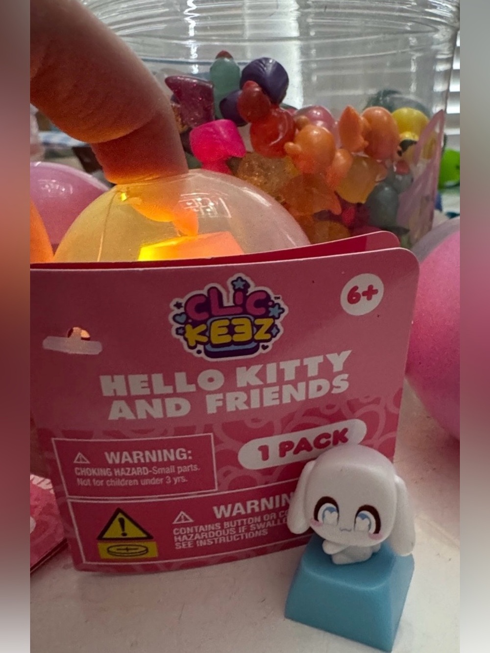 SANRIO Hello Kitty ClicKeez and Friends Glow ✨ RARE Epic CINNAMOROLL